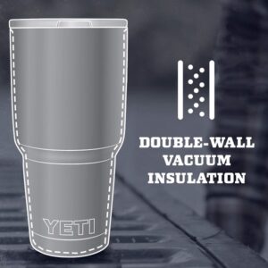 YETI Rambler 30 oz Stainless Steel Vacuum Insulated Tumbler w/ MagSlider Lid, Black - Image 3