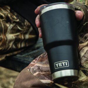 YETI Rambler 30 oz Stainless Steel Vacuum Insulated Tumbler w/ MagSlider Lid, Black - Image 6