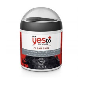 Yes To Tomatoes Detoxifying Charcoal DIY Powder-To-Clay Mask - 1 Ounce | For All Skin Types | Charcoal and Tomatoes To Detoxify and Clean Skin - Image 1