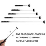 Yexixsr 3 Pack Extendable Back Scratcher Portable Telescopic Back Massager Back Scratchers for Men Women Kids Adults, Back Scratching Tool with Rubber Handles - Image 5