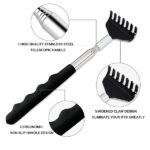 Yexixsr 3 Pack Extendable Back Scratcher Portable Telescopic Back Massager Back Scratchers for Men Women Kids Adults, Back Scratching Tool with Rubber Handles - Image 6