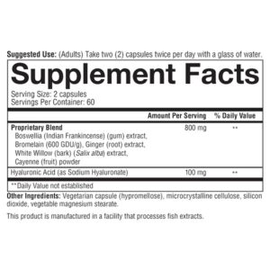 Youtheory Hyaluronic Acid Advanced Nutritional Supplement, 120 Count - Image 5
