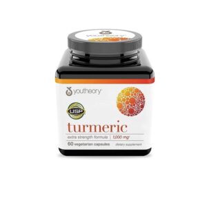 Youtheory, Turmeric, Extra Strength Formula, 1,000 mg, 60 Capsules YOU-00714 - Image 1