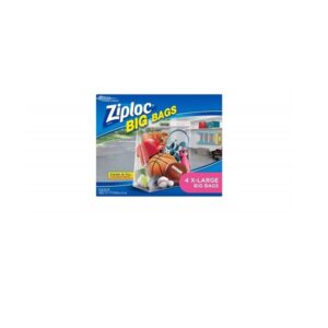 Ziploc Big Bag Double Zipper, X-Large, 4-Count - Image 1