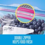 Ziploc Double Zipper Quart Freezer Bags, 216 Count - Image 6
