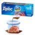 Ziploc Freezer Bag, Gallon Value Pack, 28-Count - Plastic, Zipper, 5.1 Cm, 0.92 Inch, 1.01 Inch, Transparent