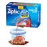Ziploc Plastic Sandwich Easy Open Bags 580 Quantity (White) (Pack of 1)
