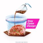 Ziploc Plastic Sandwich Easy Open Bags 580 Quantity (White) (Pack of 1) - Image 2