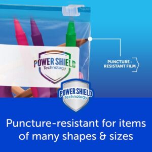 Ziploc Quart Food Storage Freezer Slider Bags, Power Shield Technology for More Durability, 15 Count - Image 2