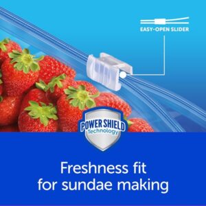 Ziploc Quart Food Storage Freezer Slider Bags, Power Shield Technology for More Durability, 15 Count - Image 4