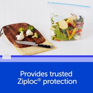 Ziploc Quart Food Storage Freezer Slider Bags, Power Shield Technology for More Durability, 15 Count - Image 6