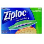 Ziploc Sandwich Bags, 6.5 x 5.875-Inch (16.5 cm x 14.9 cm) Pack of 290 - Image 2