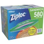Ziploc sandwich bags with easy open tabs (6 1/2 in X 5 7/8 in) - Image 2