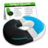 Zoliva Contour Anti-Allergy Anti-Snoring Relief Orthopedic Support Memory Foam Cervical Pillow for Neck Pain Relief for Back, Stomach, Side Sleepers (White, 20 X 12 X 3.5 in)