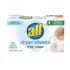 All Fabric Softener Dryer Sheets for Sensitive Skin, Free Clear, 120 Count