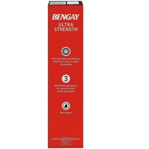 Bengay Ultra Strength Pain Relieving Cream -226g(113gX 2) - Image 3