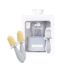 ezpz Tiny Pops Baby Popsicle Mold with silicone freezer tray, sensory bumps and easy grip infant handles