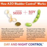 AZO Bladder Control with Go-Less Daily Supplement | Helps Reduce Occasional Urgency, leakage due to laughing, sneezing and exercise | 72 Capsules - Image 3