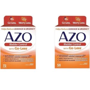 AZO Bladder Control with Go-Less for Urgency & Leakage Relief | 72 & 54 Capsules - Image 1