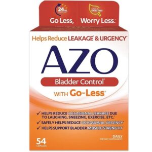 AZO Bladder Control with Go-Less for Urgency & Leakage Relief | 72 & 54 Capsules - Image 5