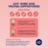 AZO Boric Acid Vaginal Suppositories, Helps Support Odor Control and Balance Vaginal PH with Clinically Studied Boric Acid, Non-GMO, 30 Count - Image 4