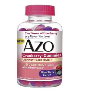 AZO Cranberry Gummies Urinary Tract Health, Mixed Berry 40 ea - Image 1