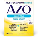 AZO Urinary Pain Relief Maximum Strength (24 Count) Fast Relief of UTI Pain, Burning & Urgency Yeast Plus Dual Relief Tablets, Yeast Infection & Vaginal Symptom Relief, 60 Count - Image 4
