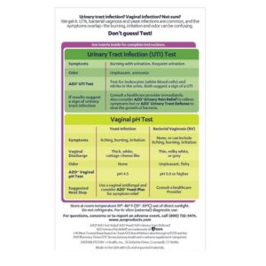 AZO Urinary Tract Infection (UTI) Test Strip + Vaginal pH Test Kit, Fast & Accurate Results, from The #1 Most Trusted Brand, FSA/HSA Eligible - Image 2