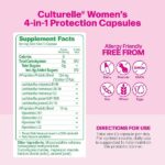 Culturelle 4-in-1 Probiotics for Women, Daily Probiotic & Prebiotic Supplement to Support Vaginal Health, Digestive Health, Immune Health, Occasional Diarrhea, Gas & Bloating Relief, Non-GMO, 30 Count - Image 2
