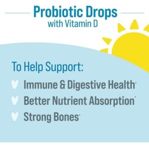Culturelle Baby Probiotic Drops + Vitamin D, Immune & Digestive Health Support for Babies, Infants & Newborns 0-12 Months, 30 Day Supply, Gluten Free & Non-GMO, 9ml - Image 4