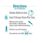 Culturelle Baby Probiotic Drops + Vitamin D, Immune & Digestive Health Support for Babies, Infants & Newborns 0-12 Months, 30 Day Supply, Gluten Free & Non-GMO, 9ml - Image 6