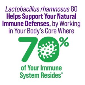 Culturelle Daily Probiotic Capsules For Men & Women, Most Clinically Studied Probiotic Strain, Digestive & Gut Health, Supports Occasional Diarrhea, Gas & Bloating, 1 Month Supply, 30 CT - Image 5