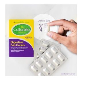 Culturelle Daily Probiotic Capsules For Men & Women, Most Clinically Studied Probiotic Strain, Digestive & Gut Health, Supports Occasional Diarrhea, Gas & Bloating, 1 Month Supply, 30 CT - Image 7