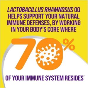 Culturelle Digestive Health Daily Probiotic Chewables, Probiotic For Men and Women, Most Clinically Studied Probiotic Strain, 10 Billion CFUs, Supports Occasional Diarrhea, Gas & Bloating, 24 Count - Image 5