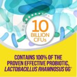 Culturelle Digestive Health Daily Probiotic Chewables, Probiotic For Men and Women, Most Clinically Studied Probiotic Strain, 10 Billion CFUs, Supports Occasional Diarrhea, Gas & Bloating, 24 Count - Image 6