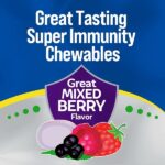 Culturelle Immune Defense Daily Probiotic for Women & Men - 28 Count, Mixed Berry Chewables with 4-in-1 Immune Support. Probiotic Vitamin C, Vitamin D, and Zinc Plus Elderberry - Image 6