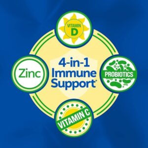 Culturelle Immune Defense Daily Probiotic for Women & Men - 28 Count, Mixed Berry Chewables with 4-in-1 Immune Support. Probiotic Vitamin C, Vitamin D, and Zinc Plus Elderberry - Image 7