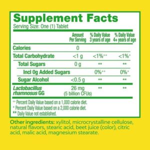 Culturelle Kids Chewable Daily Probiotic for Kids, Ages 3+, 30 Count, #1 Pediatrician-Recommended Brand, Natural Berry Flavored Daily Probiotics for Digestive Health, Oral Care & Immune Support - Image 5