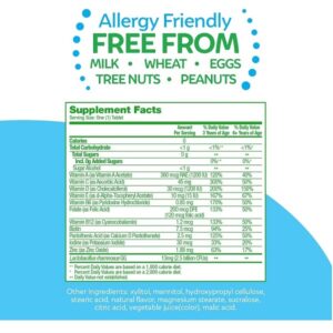 Culturelle Kids Complete Chewable Multivitamin + Probiotic For Kids, Ages 3+, 50 Count, Digestive Health, Oral Health & Immune Support - With 11 Vitamins & Minerals, including Vitamin C, D3 & Zinc - Image 2