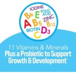 Culturelle Kids Complete Chewable Multivitamin + Probiotic For Kids, Ages 3+, 50 Count, Digestive Health, Oral Health & Immune Support - With 11 Vitamins & Minerals, including Vitamin C, D3 & Zinc - Image 4