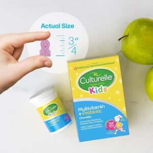 Culturelle Kids Complete Chewable Multivitamin + Probiotic For Kids, Ages 3+, 50 Count, Digestive Health, Oral Health & Immune Support - With 11 Vitamins & Minerals, including Vitamin C, D3 & Zinc - Image 5