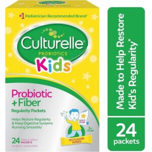 Culturelle Kids Probiotic + Fiber Packets (Ages 1+) - 24 Count - Digestive Health & Immune Support - Helps Restore Regularity (Packaging may vary) - Image 6