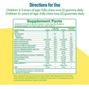 Culturelle Kids Probiotic Gummies for Ages 2+ - Peach-Orange & Mixed Berry Flavors - Digestive & Immune Support with Lutein for Eye Health, 60 Count - Image 3