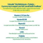 Culturelle Kids Probiotic Gummies for Ages 2+ - Peach-Orange & Mixed Berry Flavors - Digestive & Immune Support with Lutein for Eye Health, 60 Count - Image 7