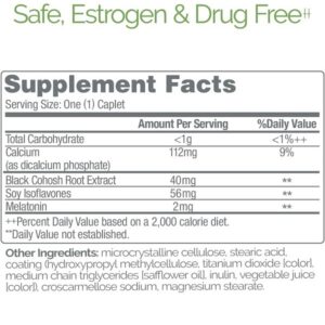 Estroven Sleep Cool for Menopause Relief, 30 Ct, Sleep Support Supplement With Clinically Proven Ingredients to Relieve Menopause Symptoms plus Night Sweats & Hot Flash Relief, Drug-Free & Gluten-Free - Image 5