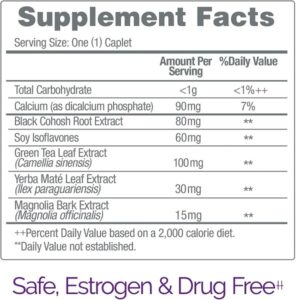 Estroven Stress Relief & Energy Boost for Menopause Relief - 28 Ct. - Clinically Proven Ingredients Provide Stress & Energy Support + Night Sweats & Hot Flash Relief - Drug-Free and Gluten-Free - Image 5