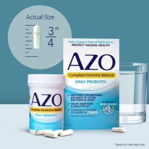 AZO Bladder Control with Go-Less Daily Supplement | Helps Reduce Occasional Urgency & Complete Feminine Balance Daily Probiotics for Women - Image 7