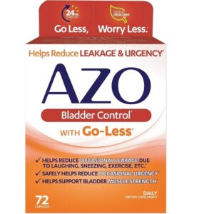 AZO Bladder Control with Go-Less Daily Supplement | Helps Reduce Occasional Urgency & Dual Protection | Urinary + Vaginal Support*| Prebiotic Plus Clinically Proven Women's Probiotic - Image 2