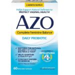 AZO Complete Feminine Balance Daily Probiotics for Women & Yeast Plus Dual Relief Tablets, Yeast Infection and Vaginal Symptom Relief, Relieves Itching & Burning, 60 Count - Image 2
