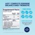 AZO Complete Feminine Balance Probiotics for Vaginal Health, 30 Count & Vaginal pH Test Kit, 2 Self-Tests - Image 3